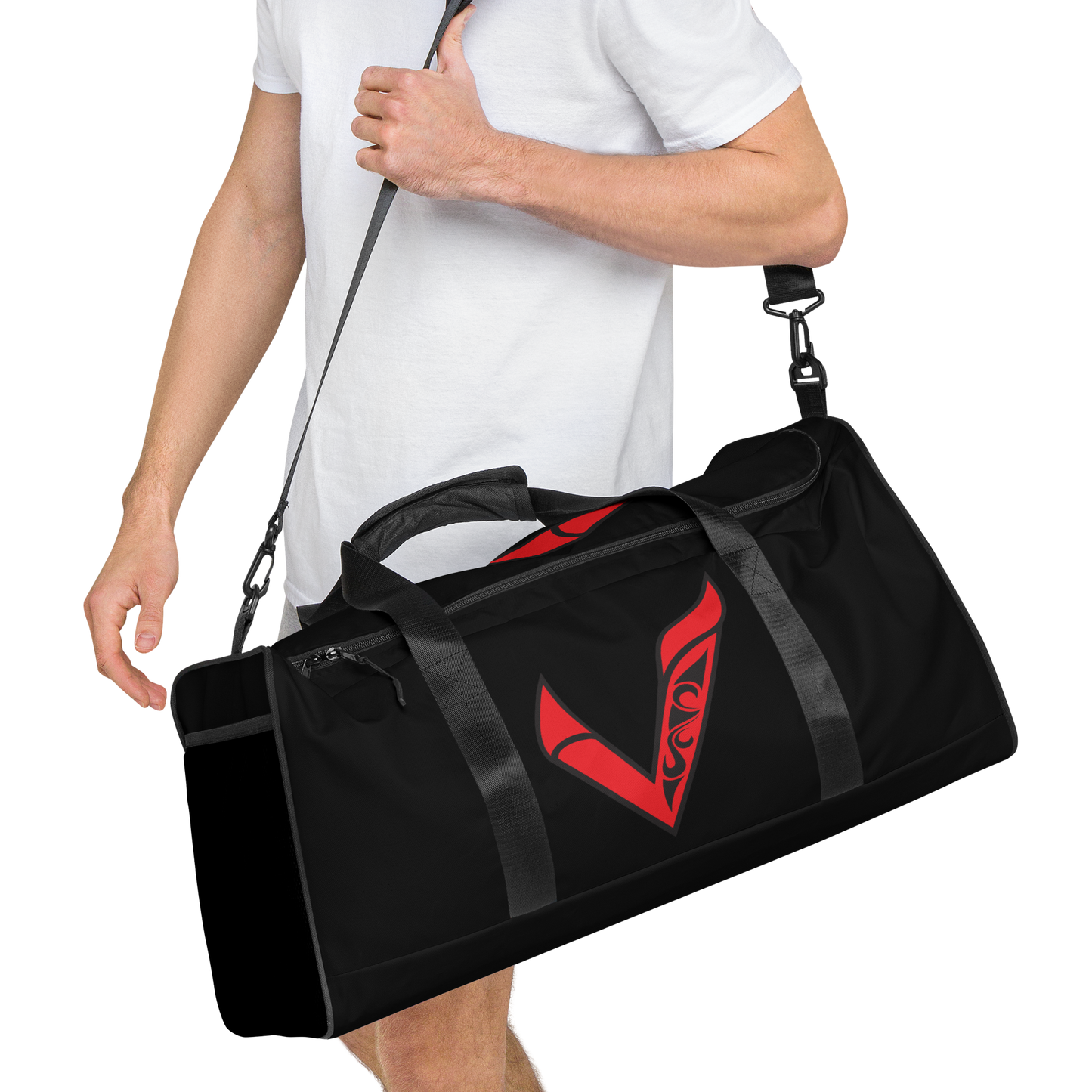 V Wear Duffle Bag (Black)